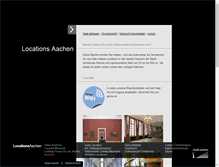 Tablet Screenshot of locations-aachen.de